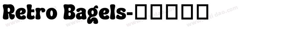 Retro Bagels字体转换